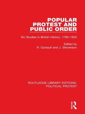 cover image of Popular Protest and Public Order